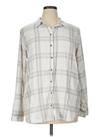 Jachs Girlfriend Long Sleeve Button-Down Shirt (view 1)