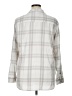 Jachs Girlfriend Plaid Gray Long Sleeve Button-Down Shirt Size XL - photo 2