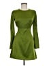 Forever 21 100% Polyester Solid Green Casual Dress Size M - photo 1