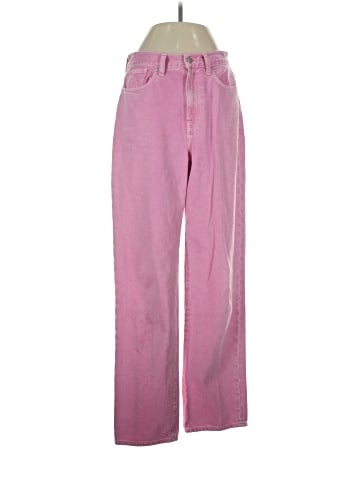 Madewell Baggy Straight Jeans: Garment-Dyed Edition (view 1)
