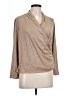 Melissa Paige Tan Long Sleeve Blouse Size L - photo 1
