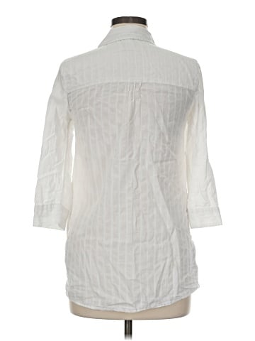Frenchi 3/4 Sleeve Button-Down Shirt (view 2)