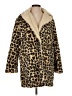 Gap 100% Polyester Animal Print Gold Coat Size XS - photo 1