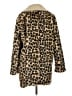 Gap 100% Polyester Animal Print Gold Coat Size XS - photo 2