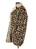 Gap 100% Polyester Animal Print Gold Coat Size XS - photo 5