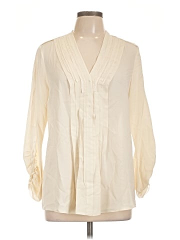 Elie Tahari 3/4 Sleeve Silk Top (view 1)