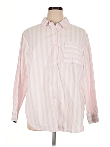 St. John's Bay Long Sleeve Button-Down Shirt (view 1)