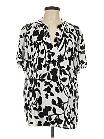 Well Worn Short Sleeve Blouse (view 1)