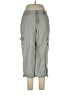 Caribbean Joe 100% Cotton Gray Cargo Pants Size 10 - photo 1