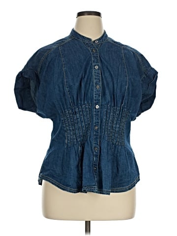 Pilcro Denim Vest (view 1)
