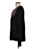 Boston Proper 100% Rayon Black Long Sleeve Blouse Size M - photo 5