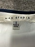 Max Studio 100% Polyester Stripes Silver Casual Dress Size S - photo 7