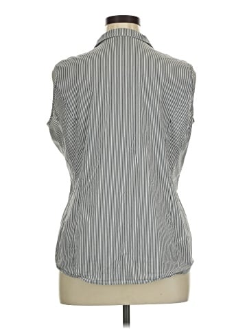 misook Sleeveless Button-Down Shirt (view 2)