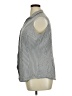 misook Gray Sleeveless Button-Down Shirt Size XL - photo 5