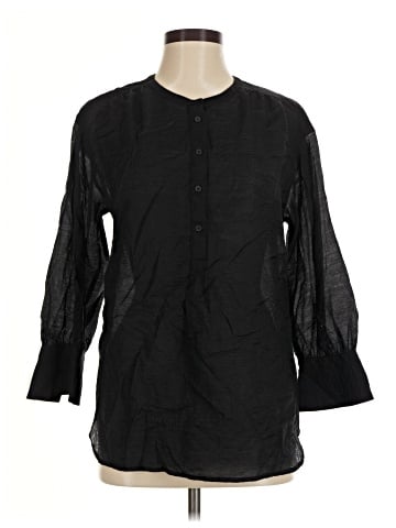 Express 3/4 Sleeve Button-Down Shirt (view 1)