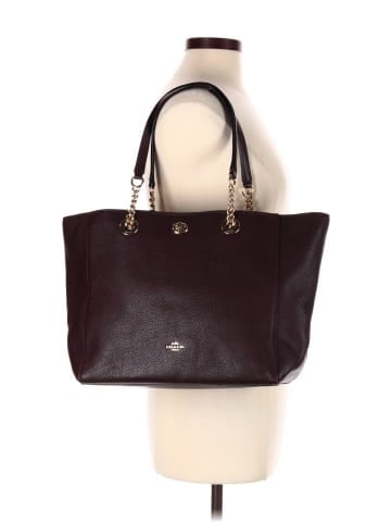 Coach Leather Tote (view 2)