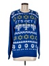 Route 66 Print Blue Pullover Sweater Size M - photo 1