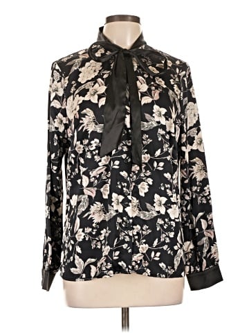 Allegra K Long Sleeve Blouse (view 1)