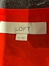 Ann Taylor LOFT 100% Polyester Red Short Sleeve Blouse Size XS - photo 7