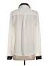 Have 100% Polyester Animal Print Ivory Long Sleeve Blouse Size S - photo 2