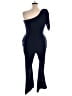 Dress the Population Solid Blue Jumpsuit Size XXL - photo 2