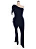 Dress the Population Solid Blue Jumpsuit Size XXL - photo 1