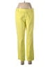 J.Crew 100% Cotton Solid Yellow Casual Pants Size 2 - photo 1