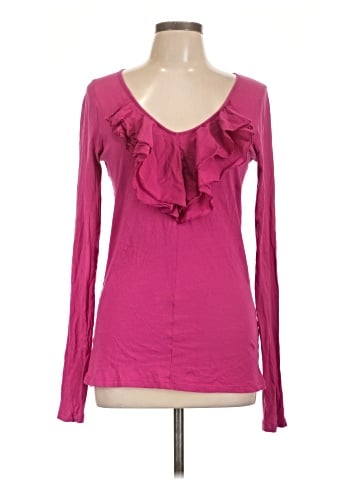 Velvet Long Sleeve T-Shirt (view 1)