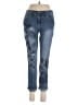 Earl Jean Paisley Blue Jeans Size 4 - photo 1