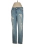 Chico's Hearts Blue Jeans Size XS (00) - photo 1