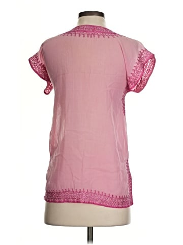 Calypso St. Barth Short Sleeve Blouse (view 2)