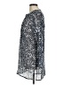 Hiho 100% Cotton Gray Long Sleeve Blouse Size M - photo 5