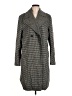 Express Houndstooth Gray Wool Coat Size M - photo 1