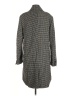 Express Houndstooth Gray Wool Coat Size M - photo 2