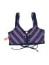 Maaji Stripes Purple Swimsuit Top Size 0 - photo 1