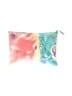 Target 100% Leather Floral Teal Pink Makeup Bag One size - photo 1