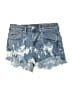 Almost Famous Stars Blue Denim Shorts Size 3 - photo 1
