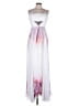 Jovani 100% Polyester White Cocktail Dress Size 12 - photo 1
