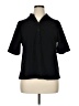 Lesley Evers Black Short Sleeve Blouse Size 1X - photo 1