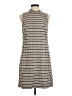 Ann Taylor Houndstooth Tan Casual Dress Size 6 - photo 1