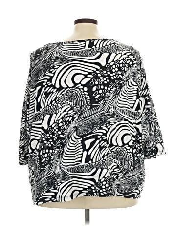 Liz & Me 3/4 Sleeve Blouse (view 2)