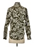 Express Print Green Long Sleeve Blouse Size XS - photo 2