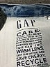 Gap 100% Cotton Blue Denim Shorts Size 32 waist - photo 3