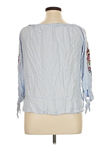 Democracy 3/4 Sleeve Blouse (view 2)