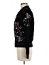 a.n.a. A New Approach 100% Polyester Floral Black Jacket Size M - photo 5