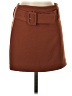 Express Solid Brown Casual Skirt Size XS - photo 1