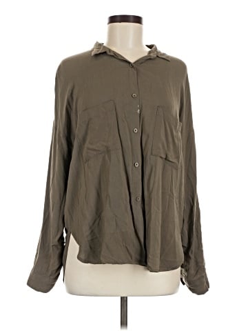 Timing Long Sleeve Button-Down Shirt (view 1)