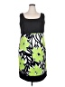 I.N. Studio Graphic Green Casual Dress Size 18 - photo 1