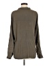 Timing 100% Rayon Gray Brown Long Sleeve Button-Down Shirt Size M - photo 2