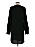 H&M 100% Polyester Solid Black Casual Dress Size 4 - photo 2